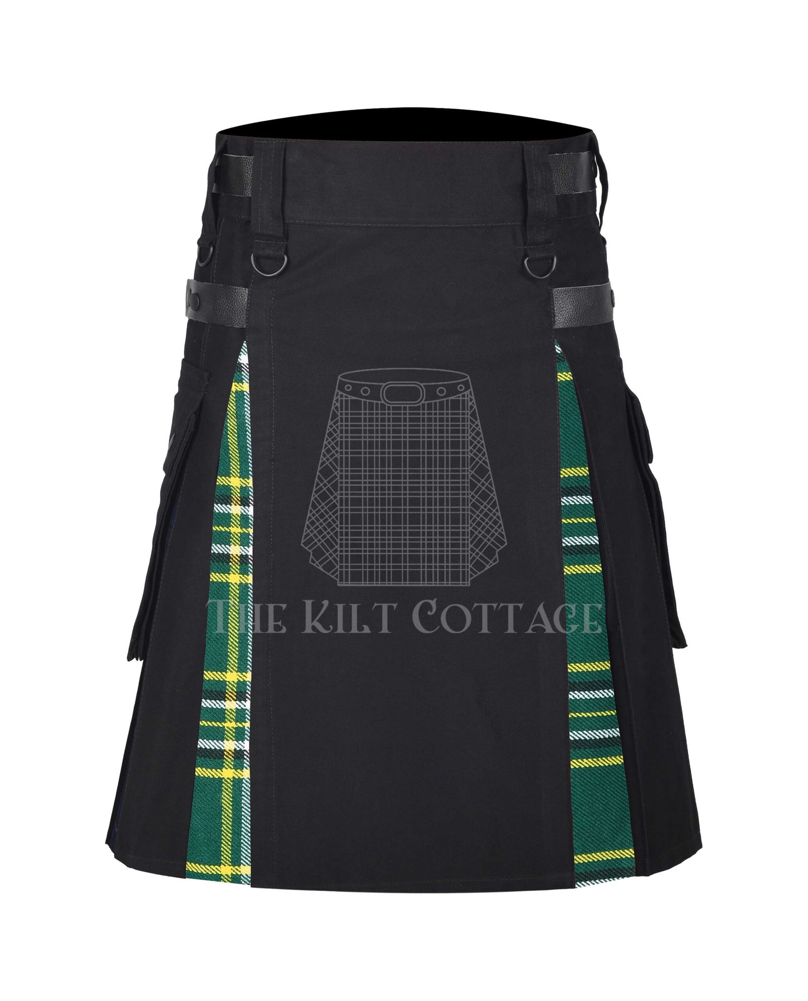 St Patrick Tartan Hybrid kilt
