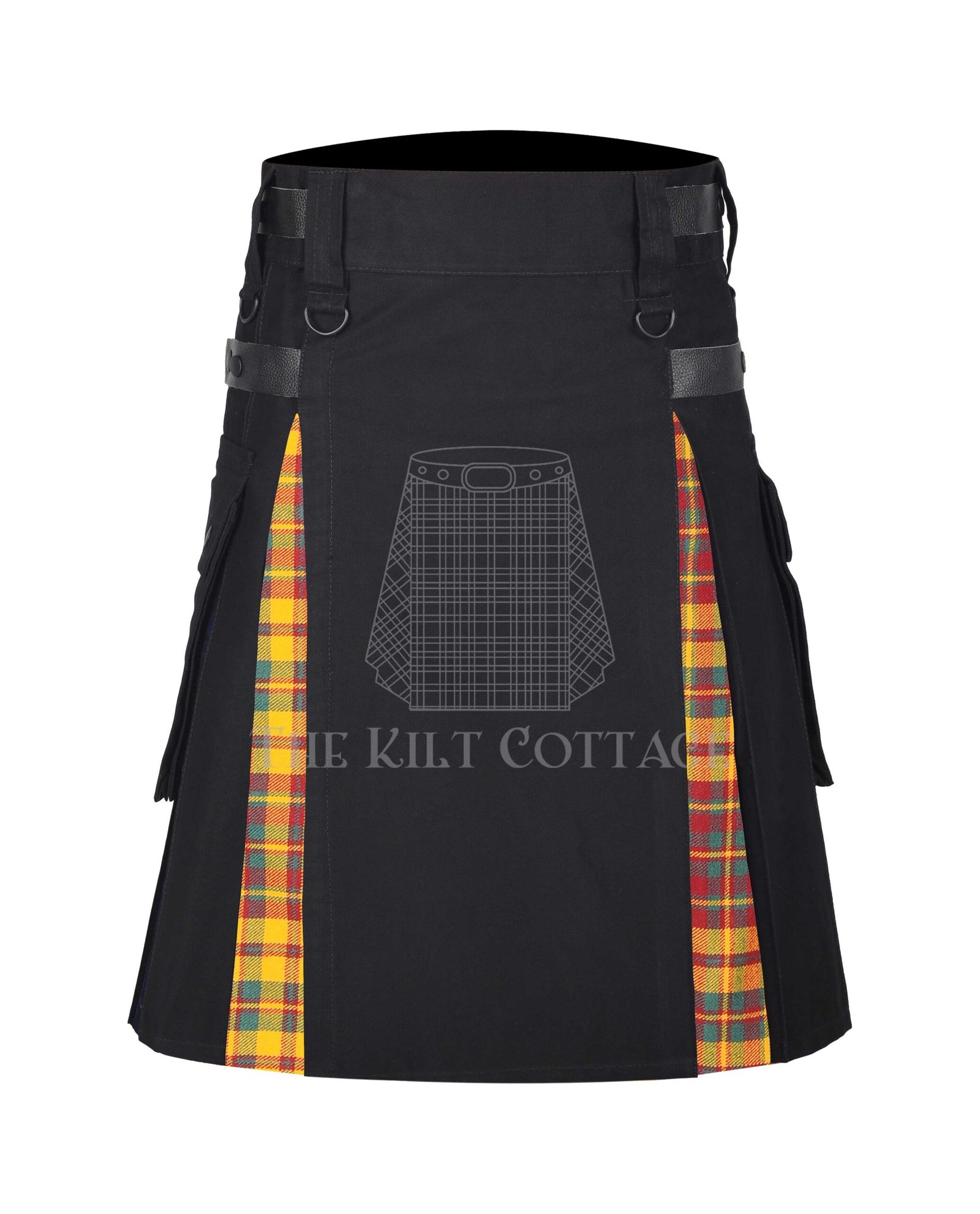 Strathearn Muted Tartan Hybrid kilt