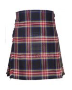 Stewart Black Tartan 8 Yard Kilt