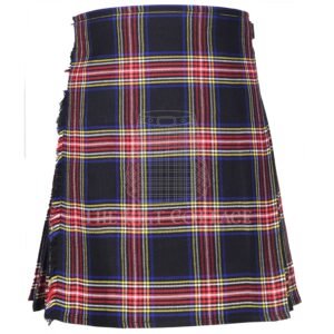 Stewart Black Tartan 8 Yard Kilt