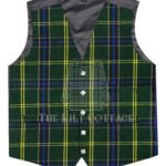 US Army Tartan 5 Buttons Argyll Waistcoat