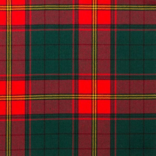 Ulster Red Irish Tartan Fabric