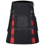 Ulster Red Modern Tartan Hybrid Kilt