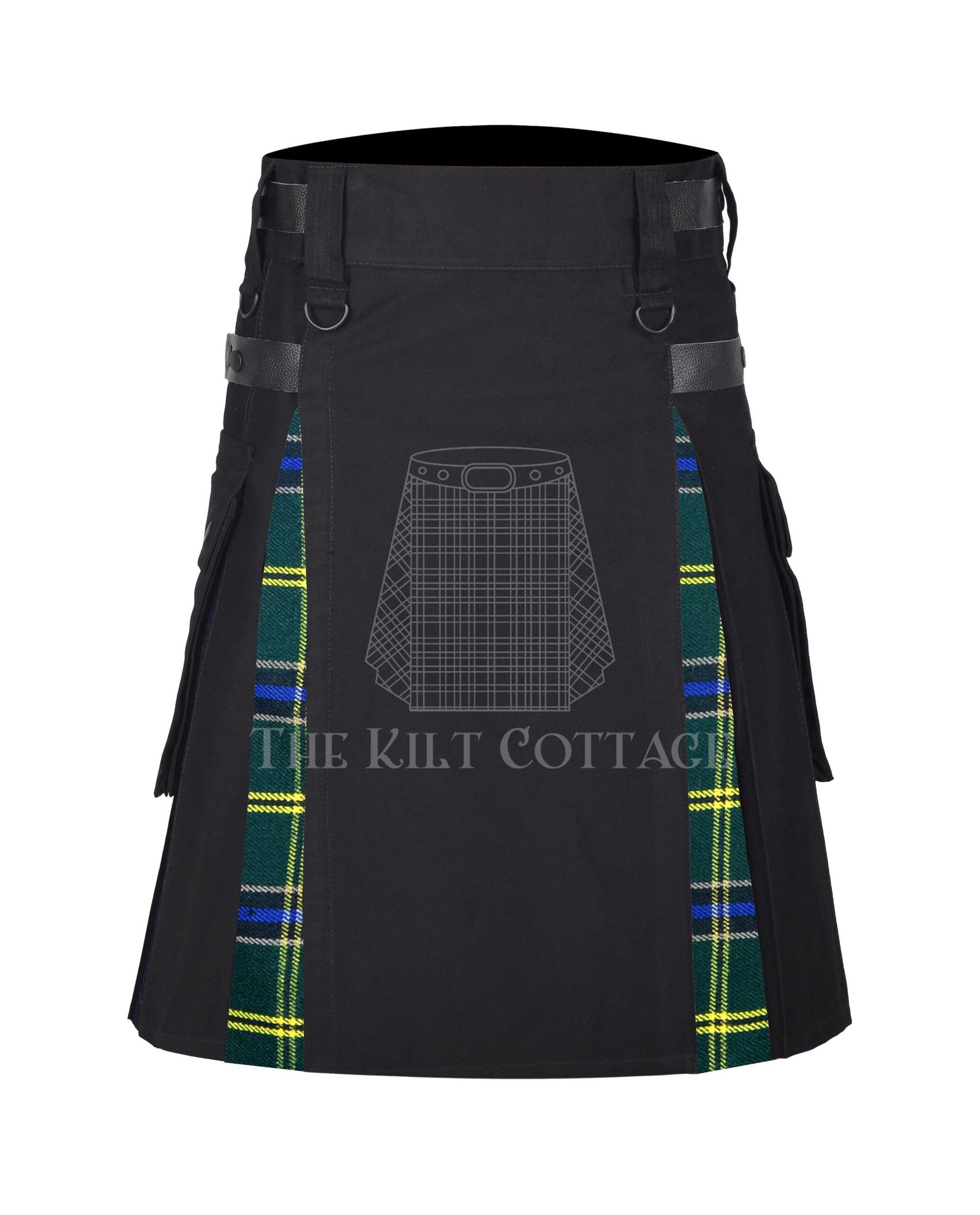 Us Army Tartan Hybrid Kilt
