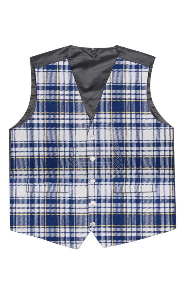 Yorkshire National Tartan 5 Buttons Argyll Waistcoat