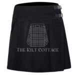 Solid Black Billie Skirt for Women