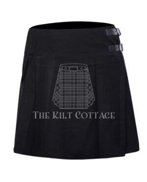 Solid Black Billie Skirt for Women