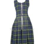 1800s Gordon Modern Tartan Women’s Dress