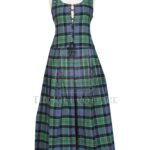 1800s Leslie Green Ancient Tartan Women’s Dress