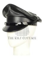 Black Leather Muir Hat