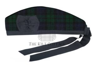 Black Watch Tartan Glengarry Cap