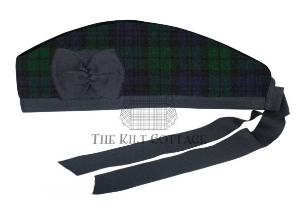 Black Watch Tartan Glengarry Cap