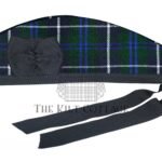 Blue Douglas Tartan Glengarry Cap