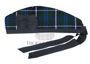Blue Douglas Tartan Glengarry Cap
