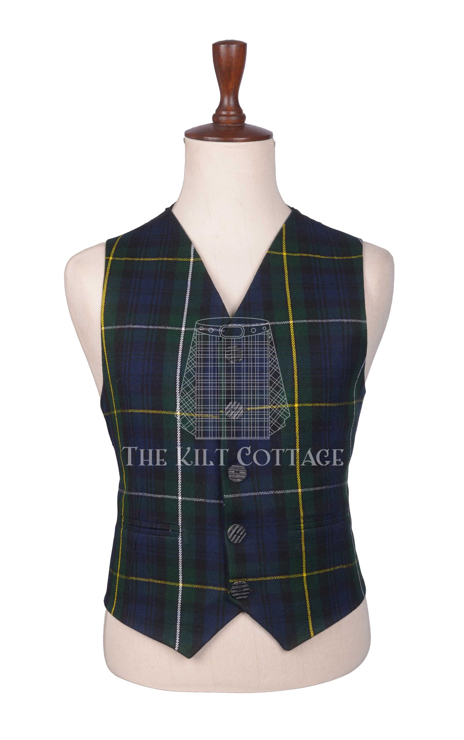 Campbell of Argyll Tartan Jacket and Waistcoat (5)