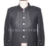 Charcoal Gray Serge Wool Kenmore Doublet Jacket