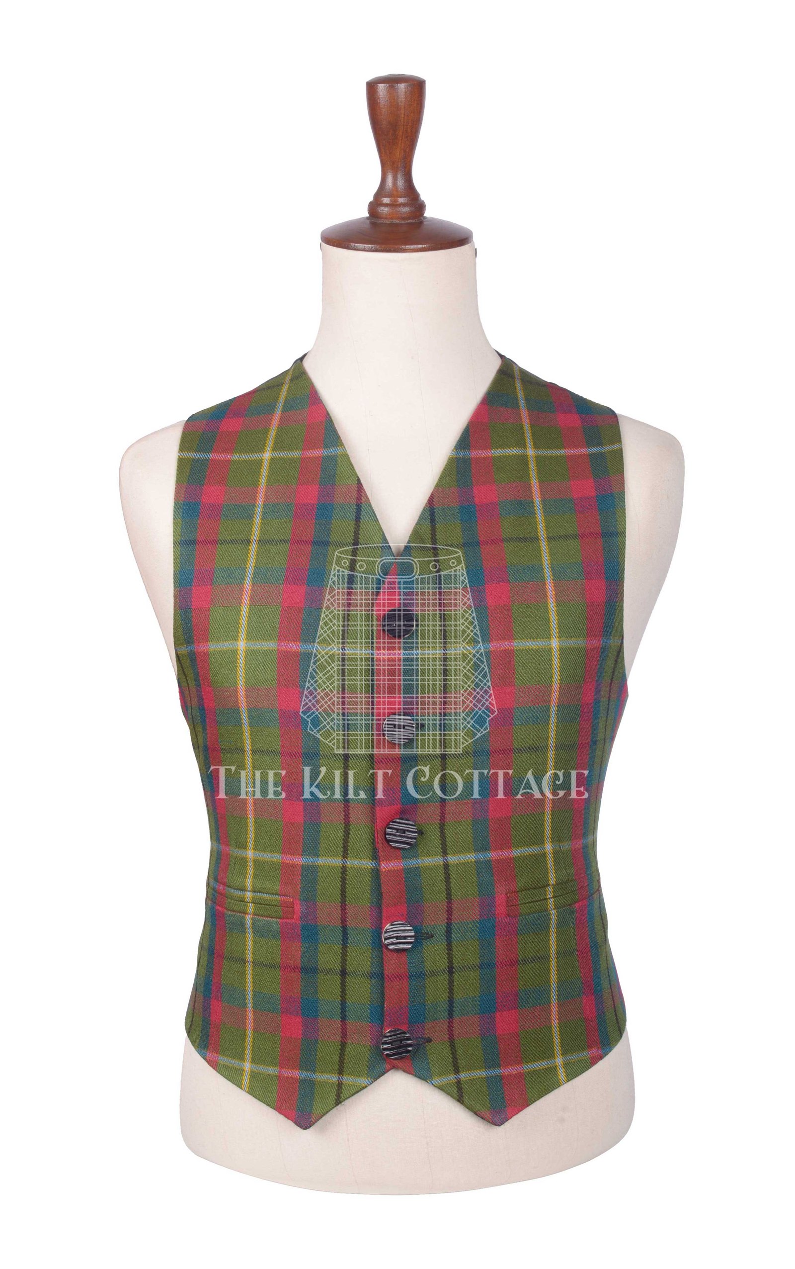 County Mayo Tartan Argyll Jacket and Waistcoat (4)
