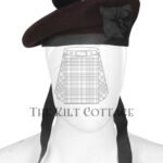 Dark Maroon Plain Balmoral Cap