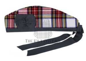 Dress Stewart Tartan Glengarry Cap