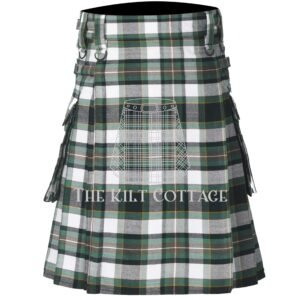 Drummond of Perth Dress Green Tartan Utility Kilt