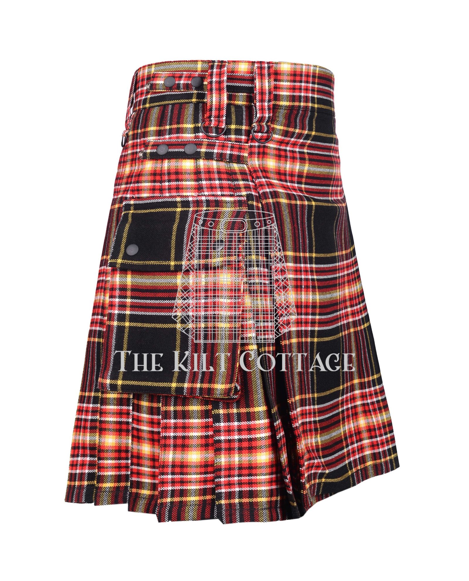 Firefighter Tartan Utility Kilt