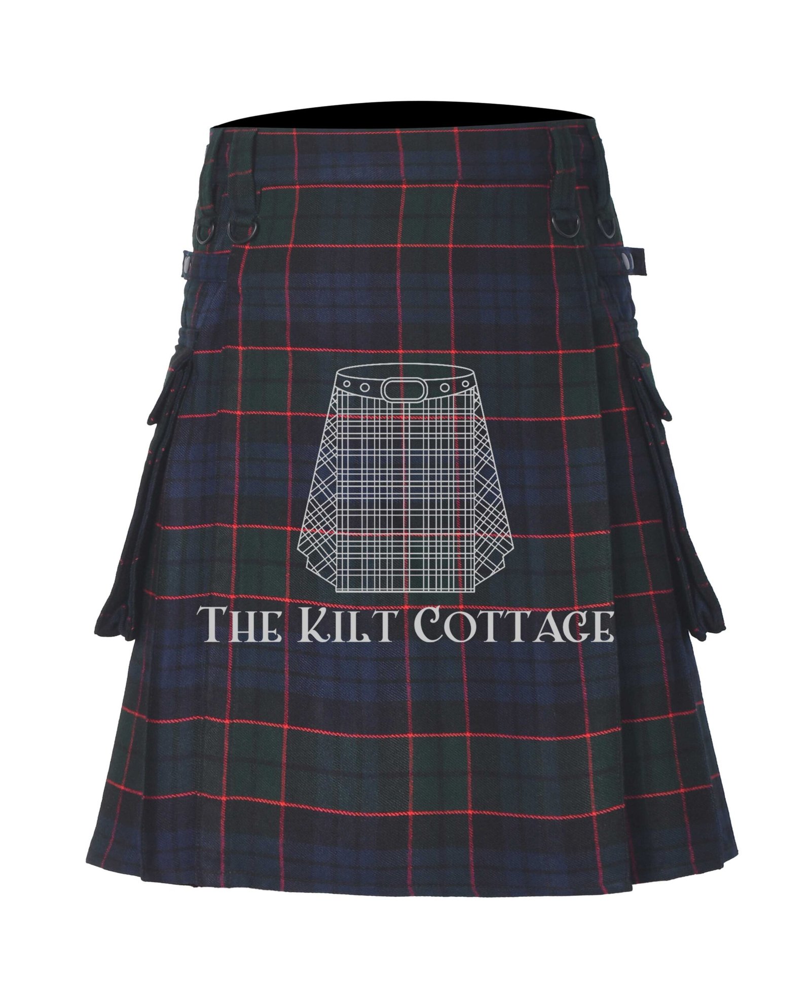 Fletcher Modern Tartan Utility Kilt