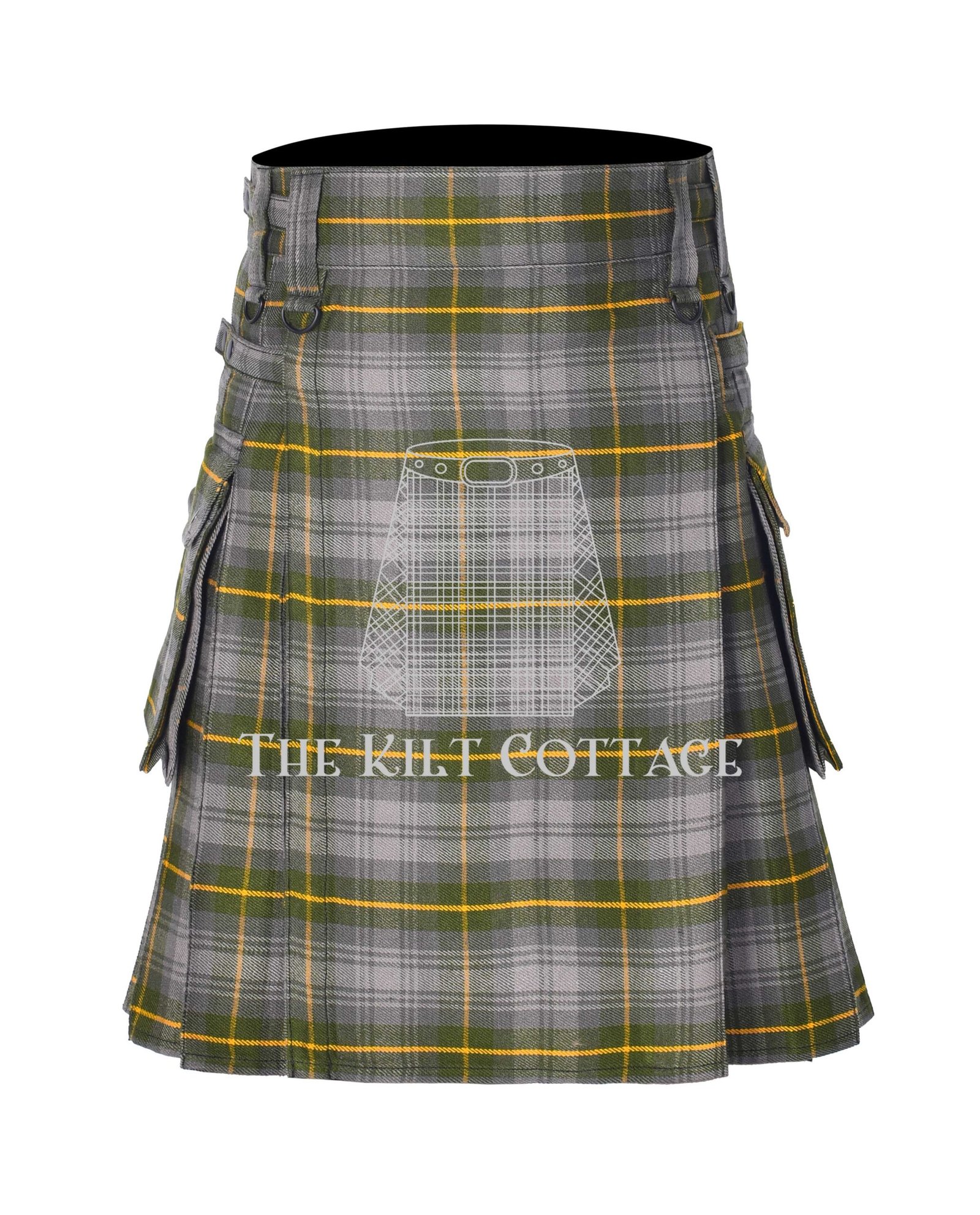 Gordon Weathered Ancient Tartan Utility Kilt