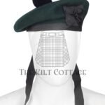 Scottish Green Wool Balmoral Hat