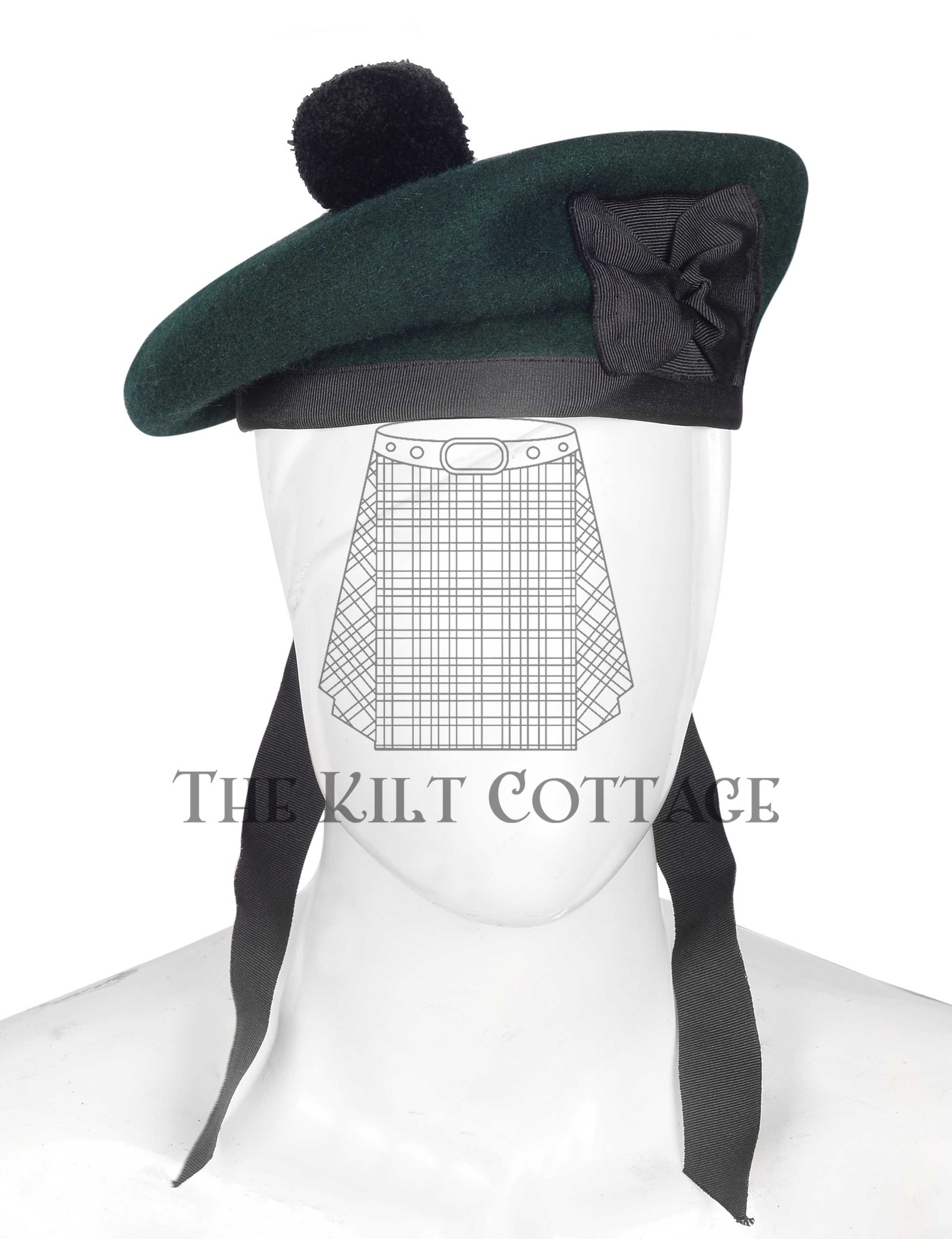 Green Wool Balmoral Hat