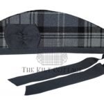 Hemilton Grey Tartan Glengarry Cap