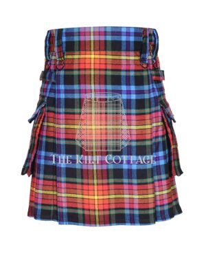 LGBTQ Pride Tartan Utility Kilt