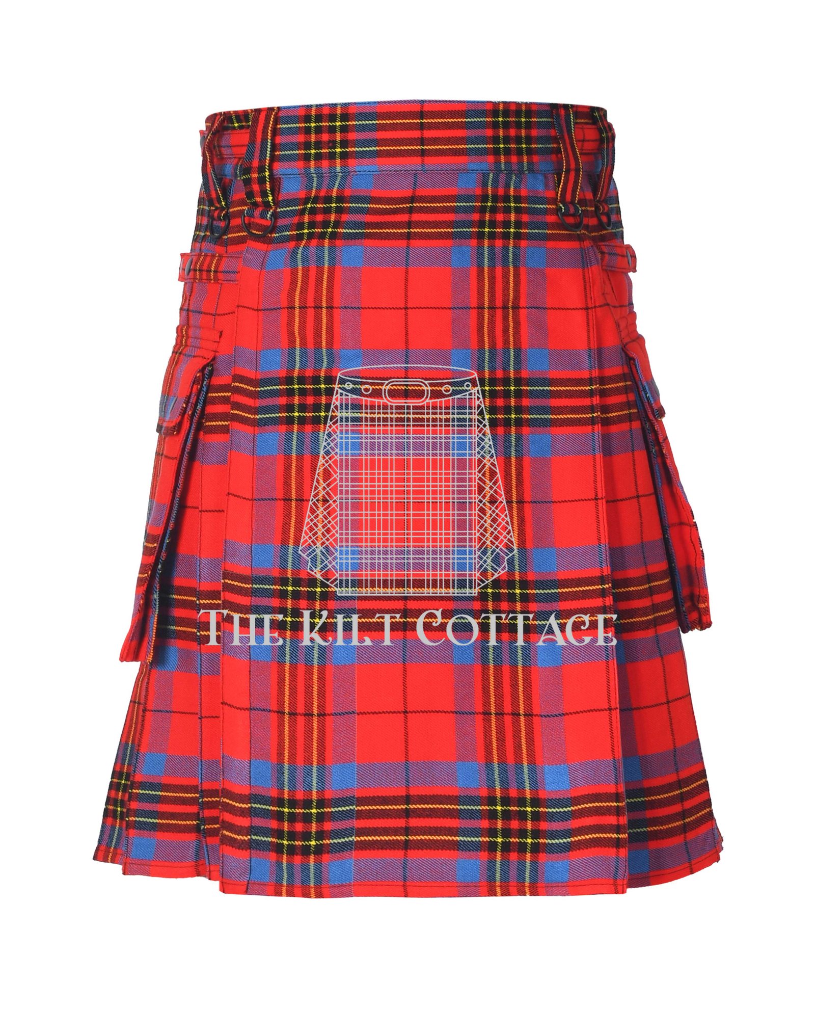 Leslie Red Ancient Tartan Utility Kilt Leslie Red Ancient Tartan Utility Kilt