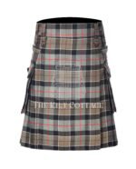 Leslie Weathered Tartan Utility Kilt