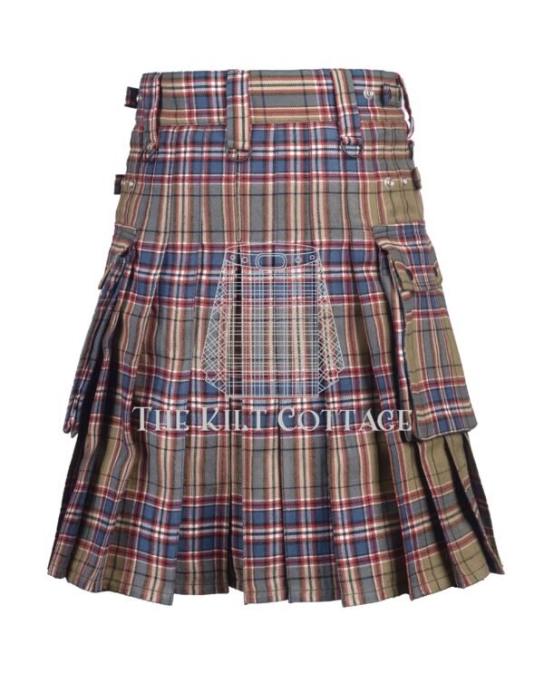 Macfarlane Hunting Ancient Weathered Tartan Utility Kilt