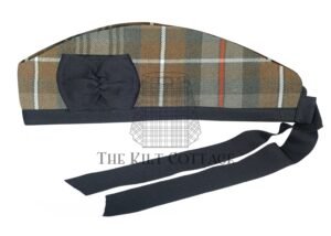 Mackenzie Weathered Tartan Glengarry Cap
