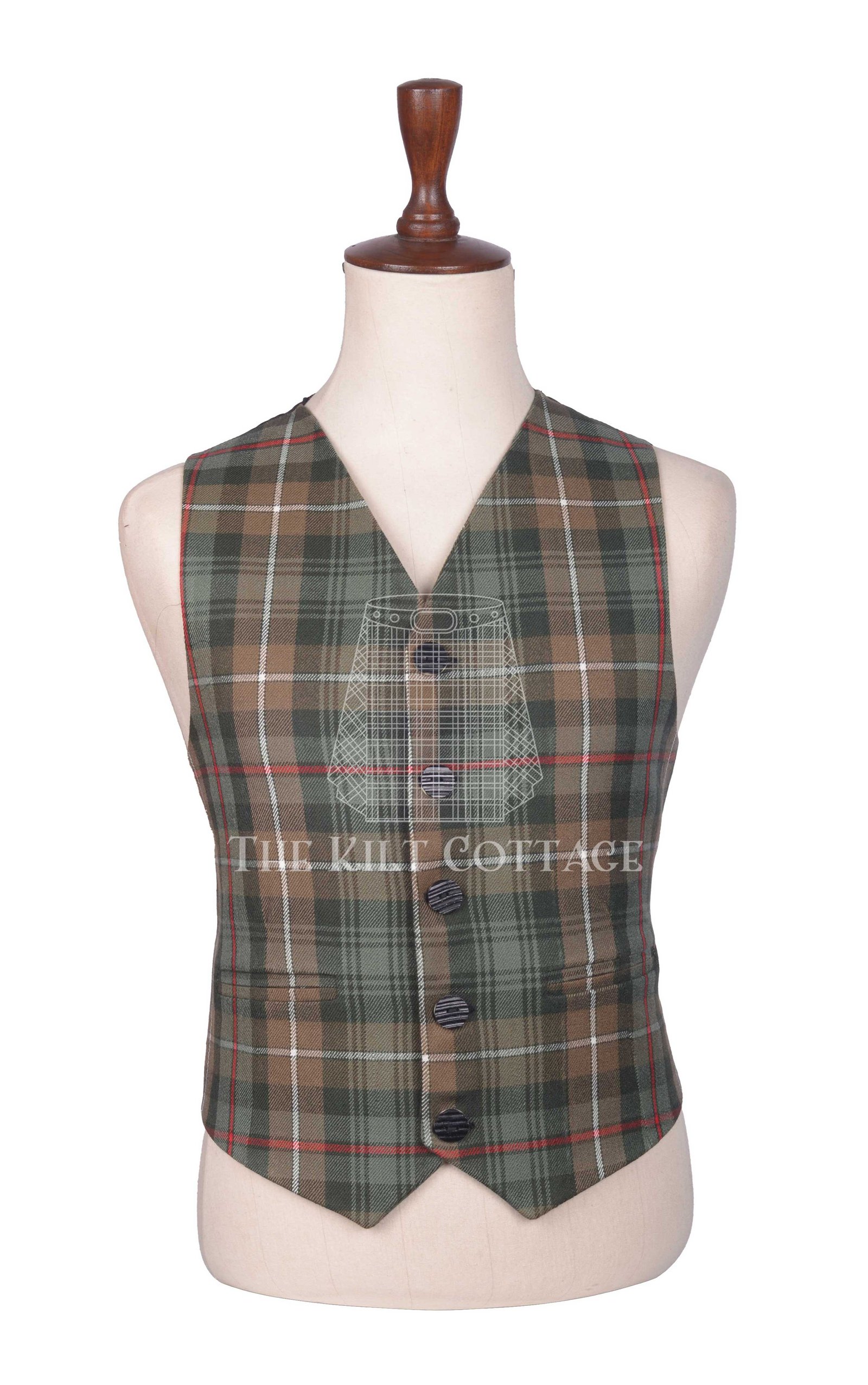 Mackenzie Weathered Tartan Argyll Jacket and Waistcoat (1)
