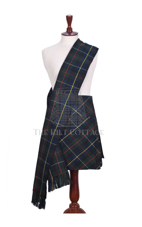 Macleod of Harris Tartan Skirt and Sash For Women