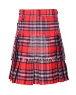 Macrae Red Tartan Utility Kilt