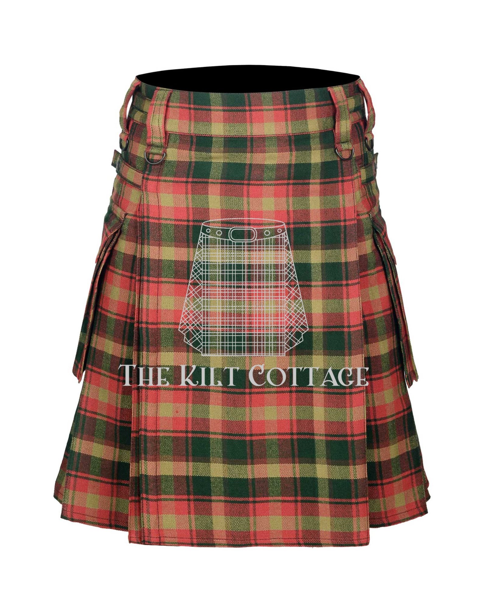 Maple Leaf Tartan Utility Kilt
