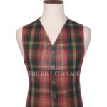 Maple Leaf Tartan Argyll Waistcoat