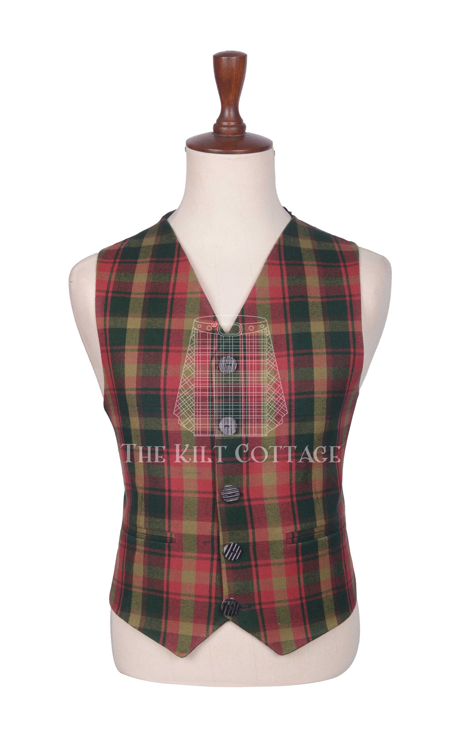 Maple Leaf Tartan Argyll Jacket and Waistcoat (4)