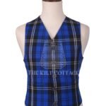 Ramsay Blue Tartan Argyll Waistcoat