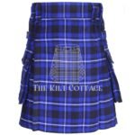 Ramsey Blue Tartan Utility Kilt