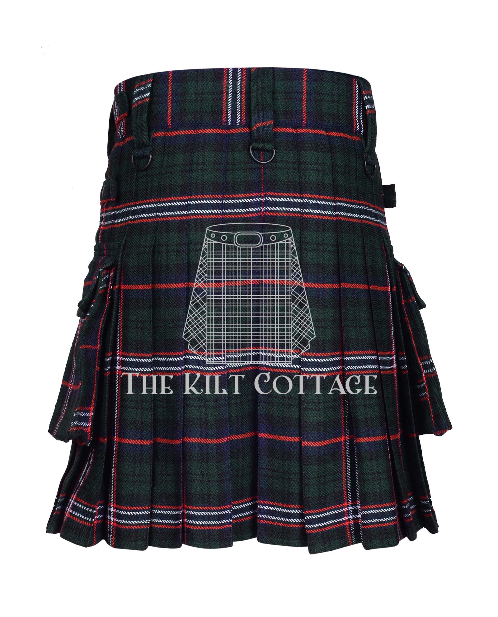 Scottish National Tartan Utility Kilt