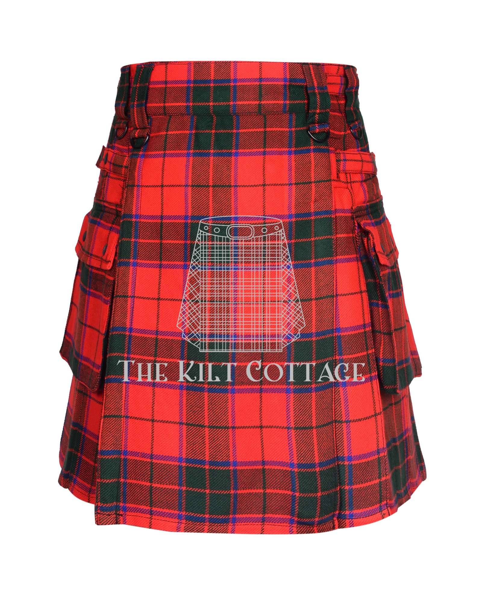 Scottish Rose Tartan Utility Kilt