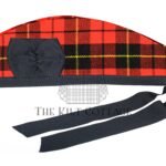 Wallace Tartan Glengarry Cap