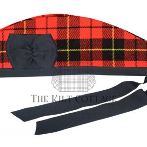 Wallace Tartan Glengarry Cap