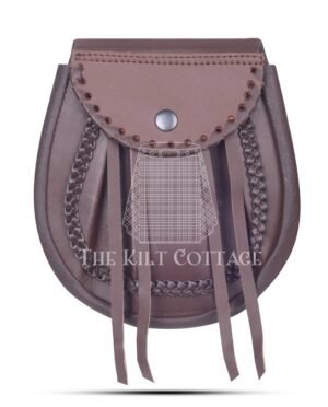 Brown Leather Medieval Style Hunting Sporran