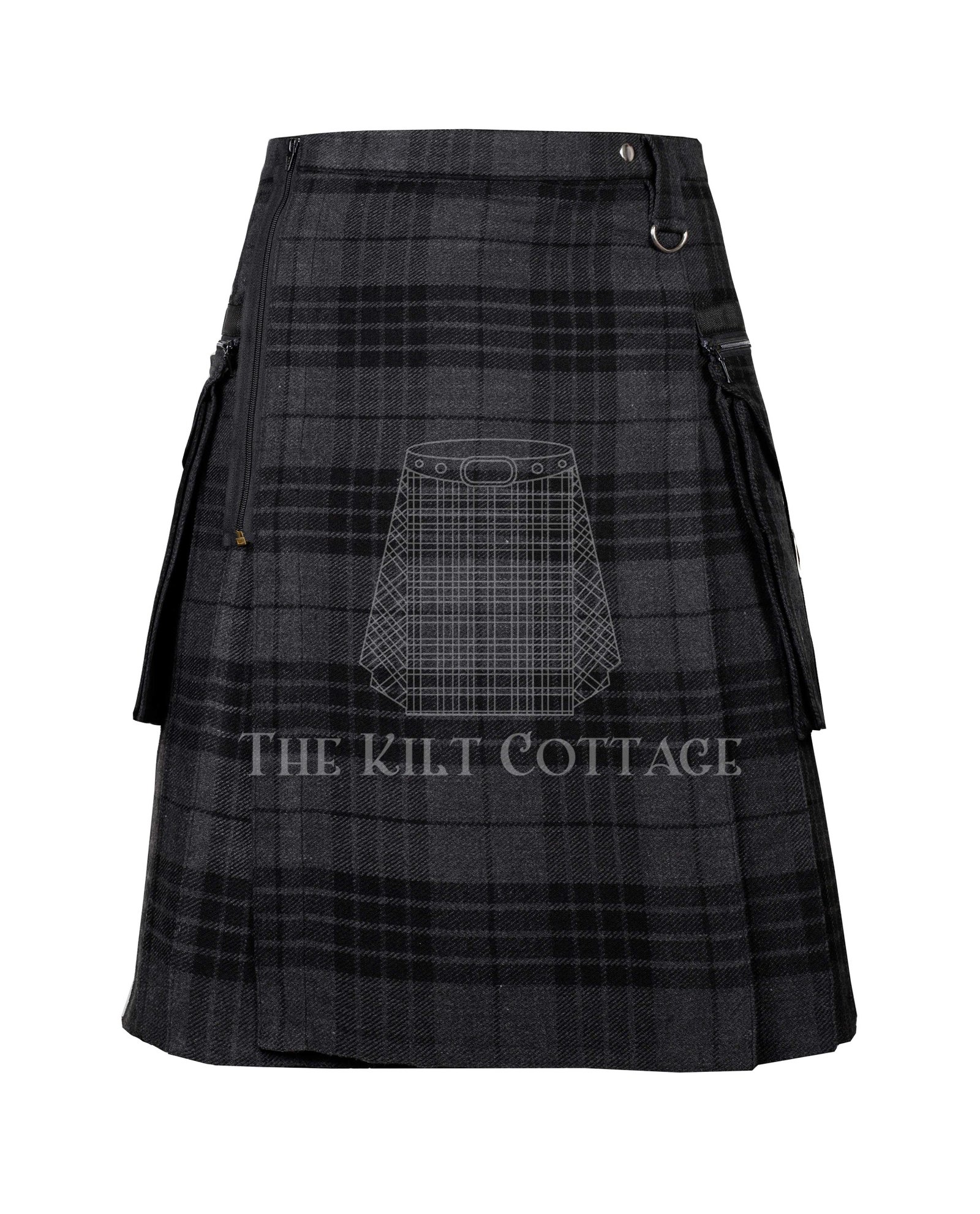 Grey Watch Gothic Utility Kilt