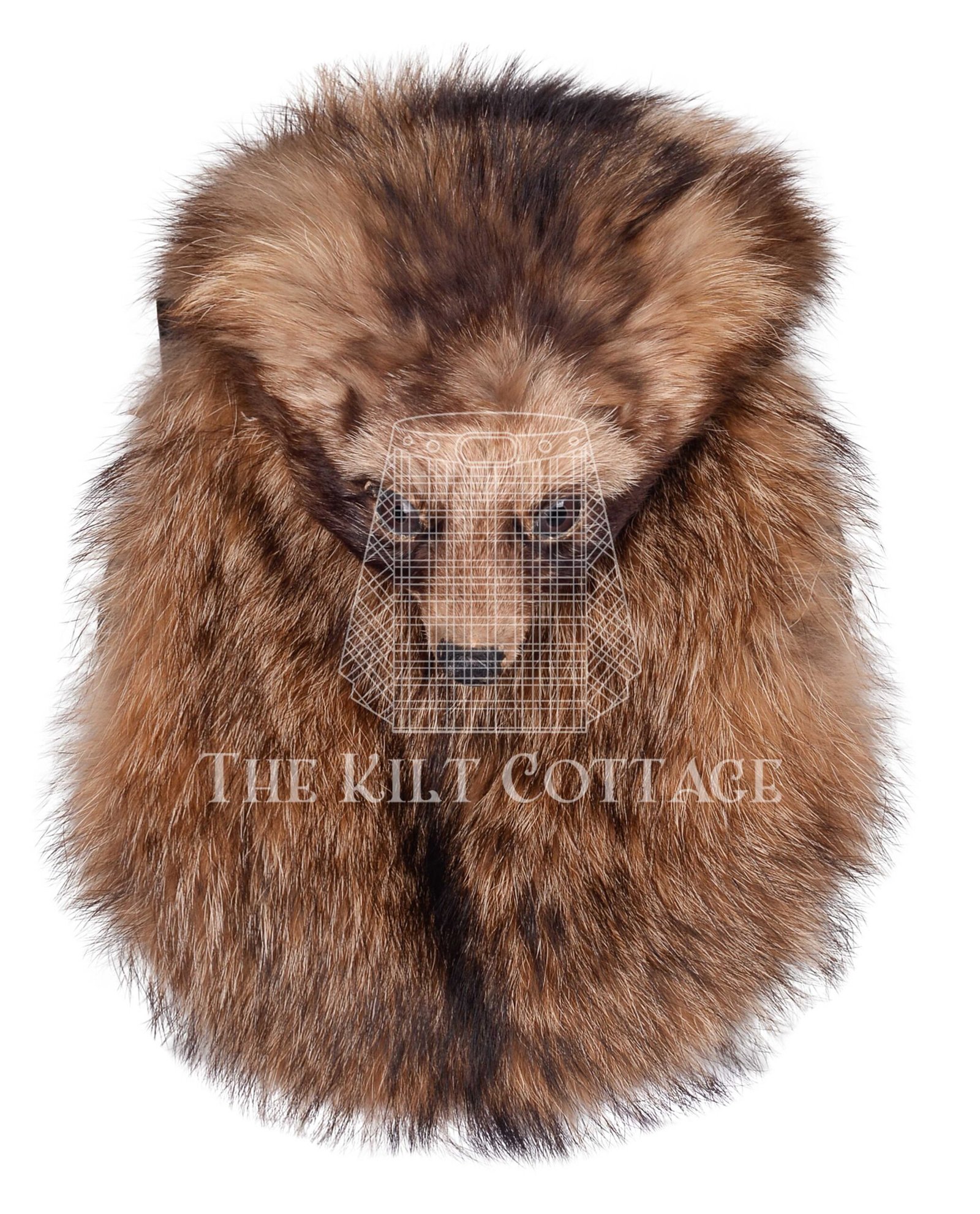 Coyote Fur Full Mask Sporran